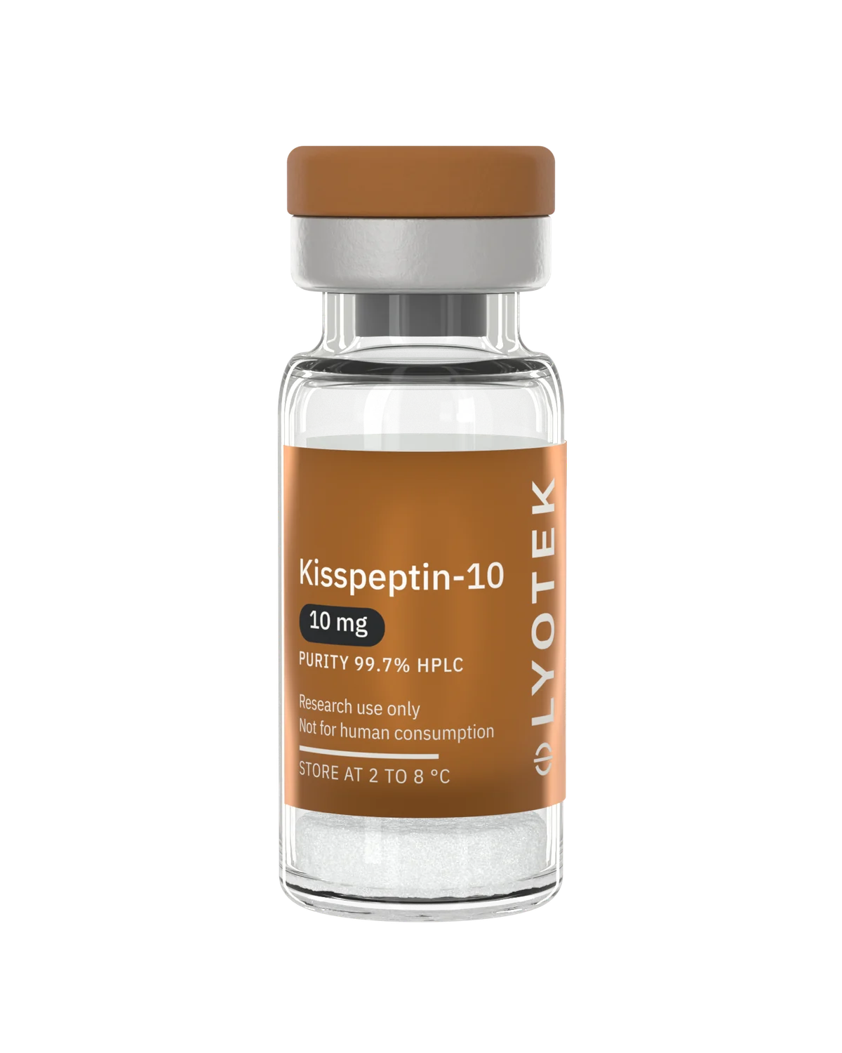 Kisspeptin-10 10 mg in its 2R vial, with the copper label